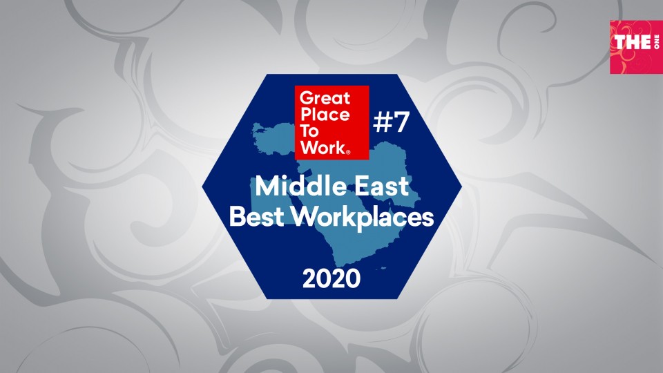 THE One Great Place To Work Middle East 2020